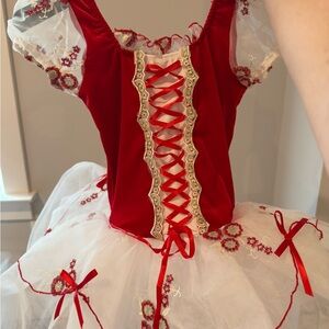 Revolution Red and White Kids Dance Costume